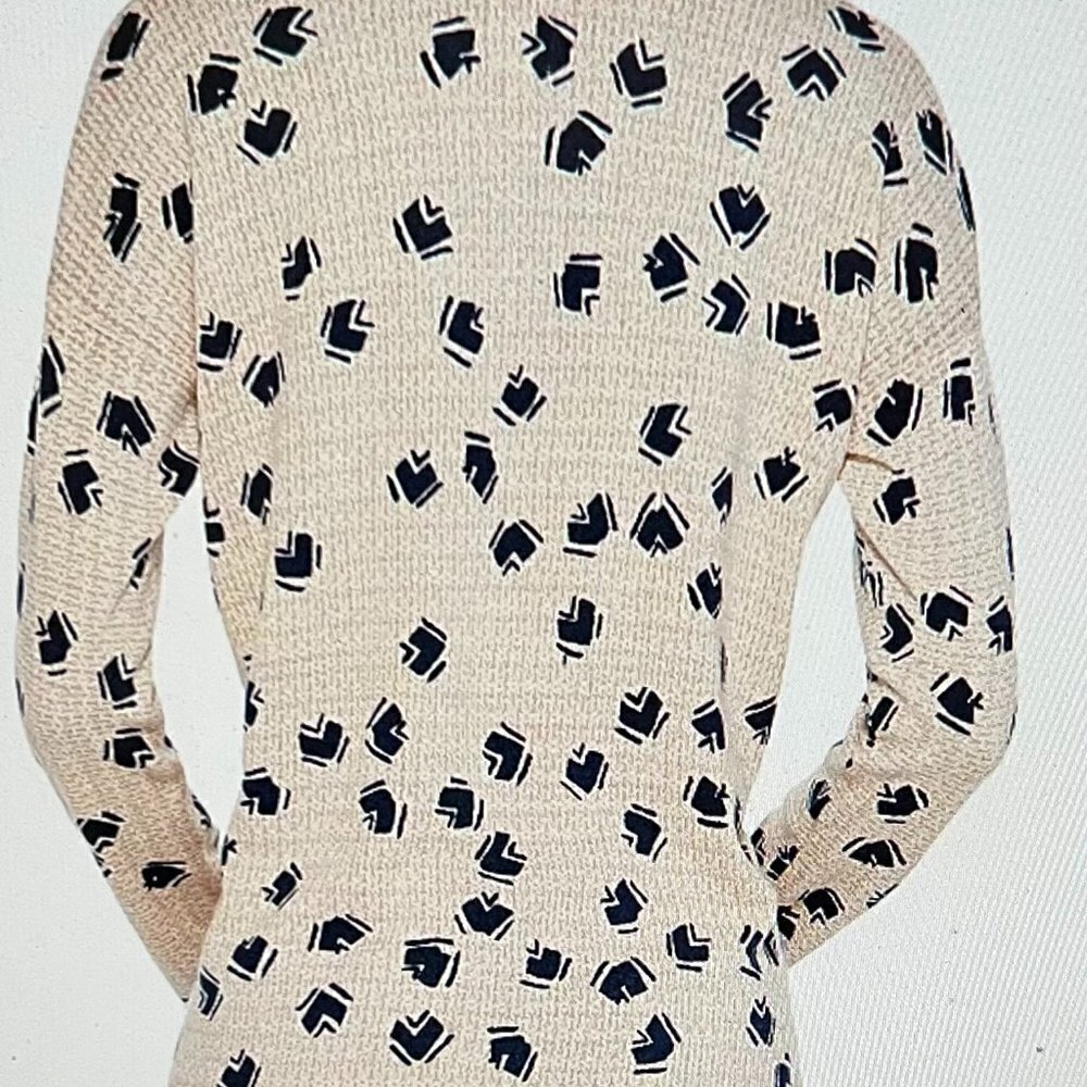 NIC & ZOE Mosaic Blues Sweater Size M - Picture 2 of 9